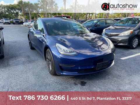 2018 Tesla Model 3 for sale at AUTOSHOW SALES & SERVICE in Plantation FL