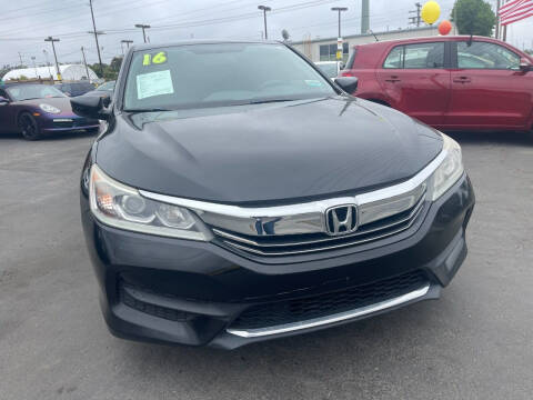 2016 Honda Accord for sale at Bloom Auto Sales in Escondido CA