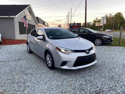 2015 Toyota Corolla for sale at Massi Motors in Durham NC