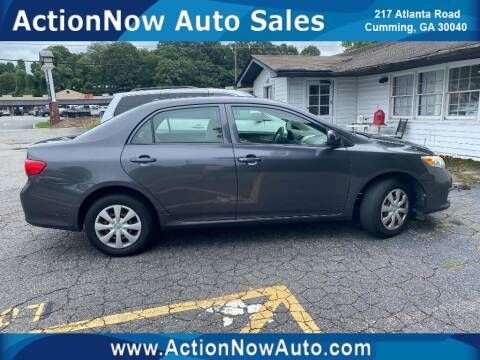 2009 Toyota Corolla for sale at ACTION NOW AUTO SALES in Cumming GA