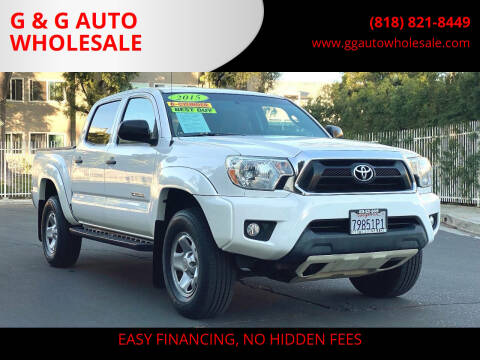 2015 Toyota Tacoma for sale at G & G AUTO WHOLESALE in North Hollywood CA