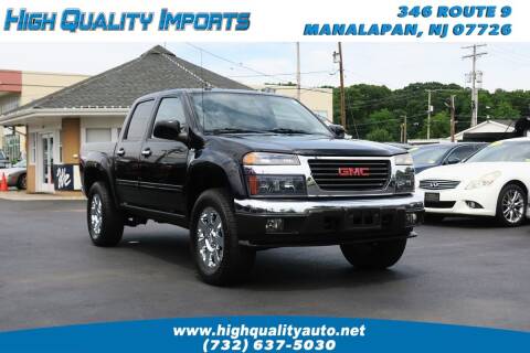 2011 GMC Canyon for sale at High Quality Imports in Manalapan NJ
