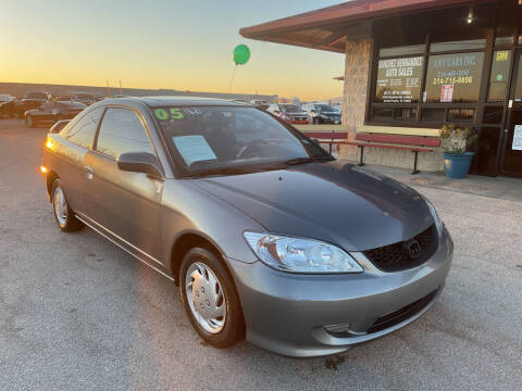 2005 Honda Civic for sale at Any Cars Inc in Grand Prairie TX