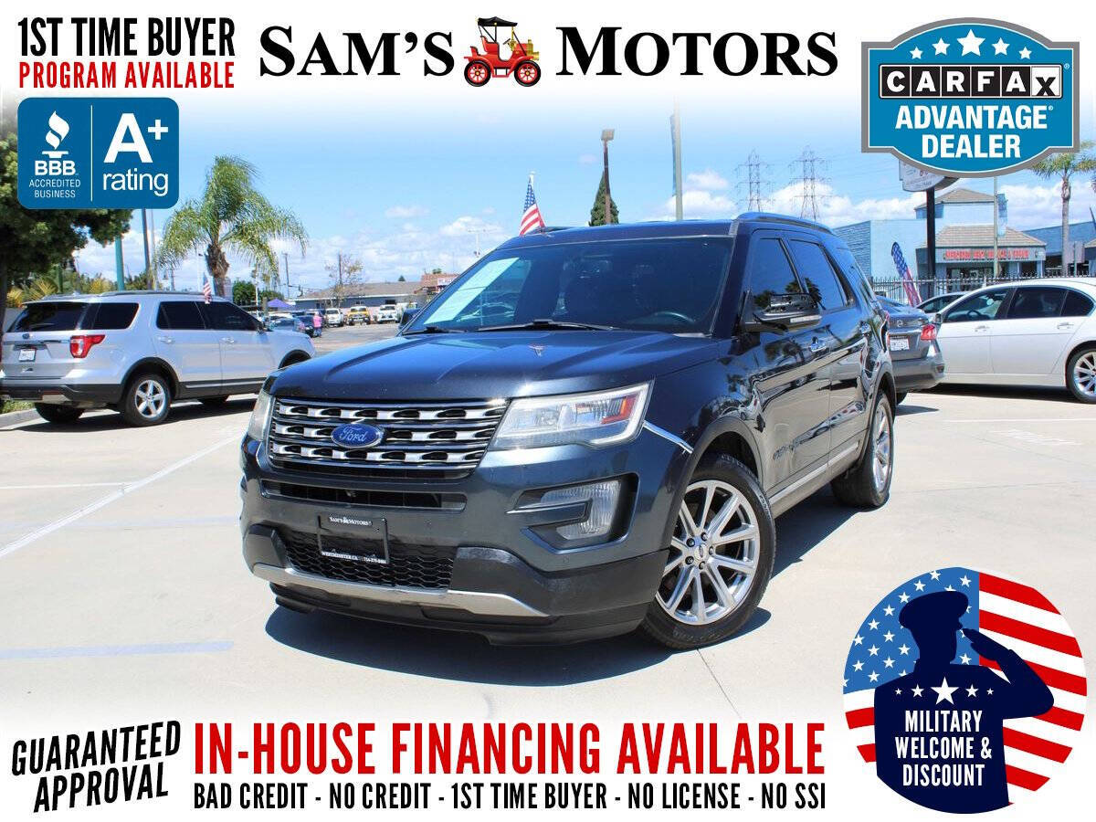 Black 2017 Ford Explorer Limited Limited 4dr SUV 1