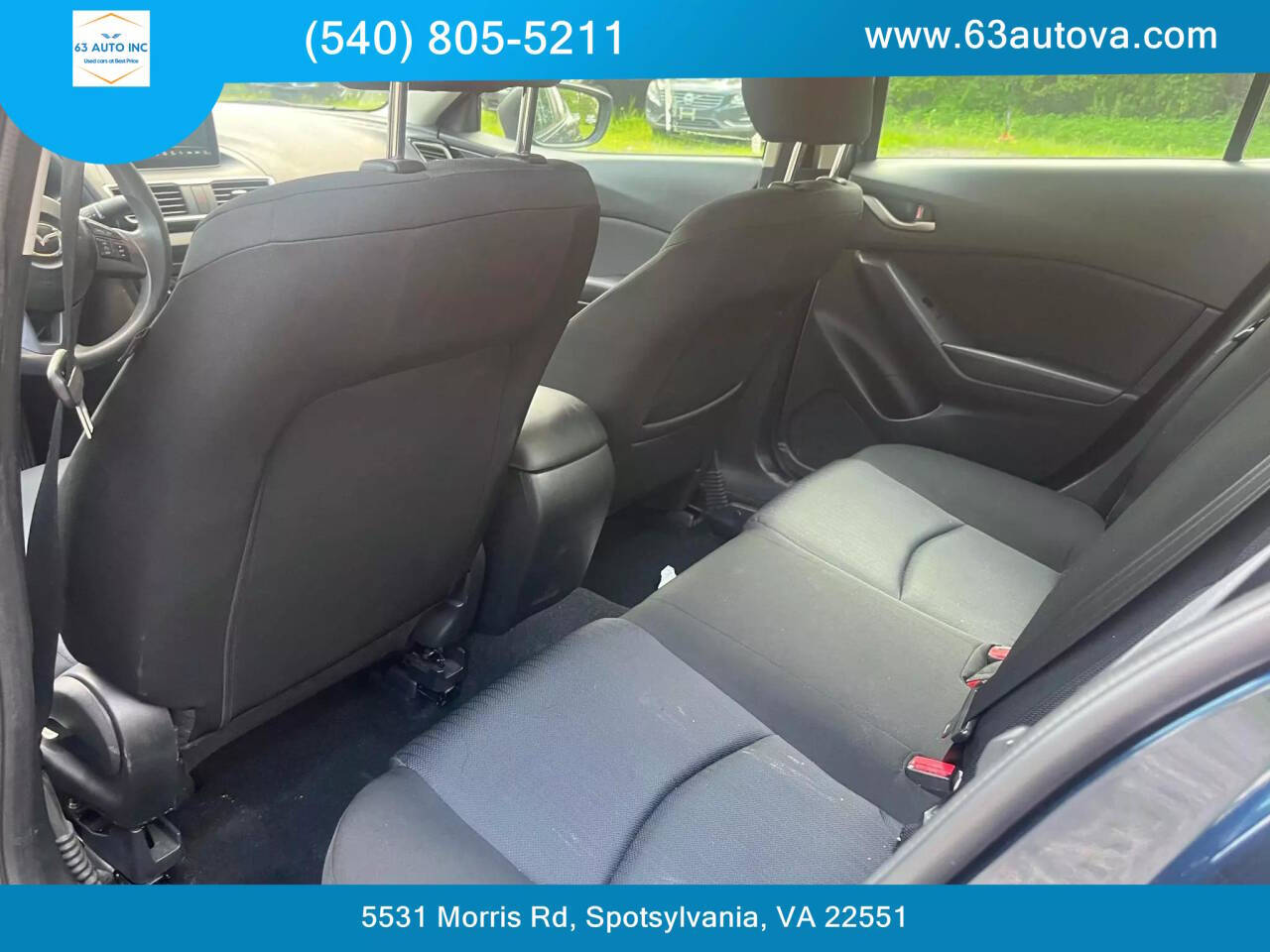 2015 Mazda Mazda3 for sale at 63 Auto Inc in Spotsylvania, VA