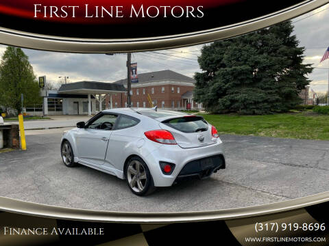 2013 Hyundai Veloster for sale at First Line Motors in Brownsburg IN