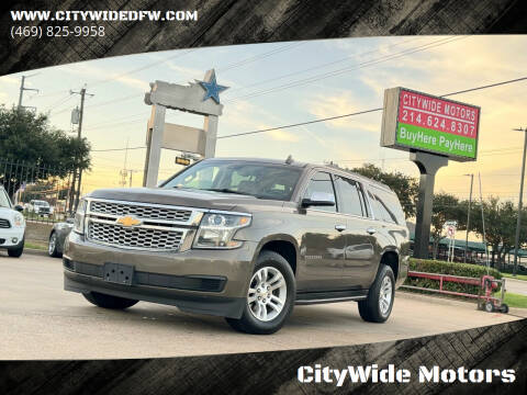 2016 Chevrolet Suburban for sale at CityWide Motors in Garland TX