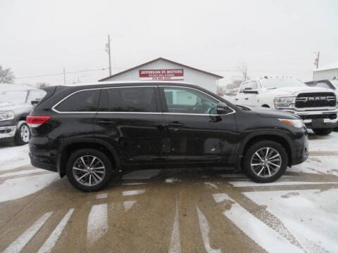 2018 Toyota Highlander for sale at Jefferson St Motors in Waterloo IA