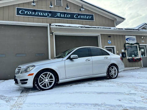 2013 Mercedes-Benz C-Class for sale at CROSSWAY AUTO CENTER in East Barre VT