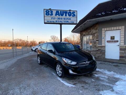 2013 Hyundai Accent for sale at 83 Autos in York PA