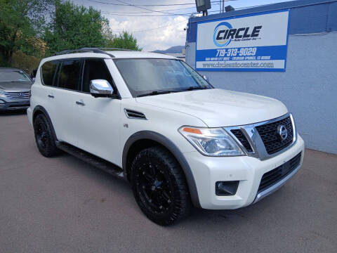 2018 Nissan Armada for sale at Circle Auto Center Inc. in Colorado Springs CO