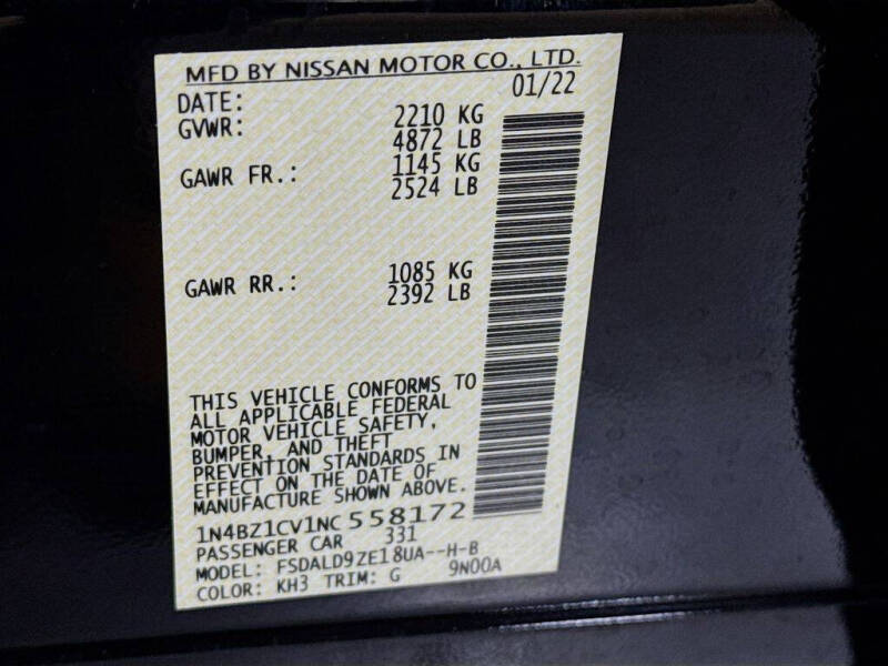 2022 Nissan LEAF SV PLUS