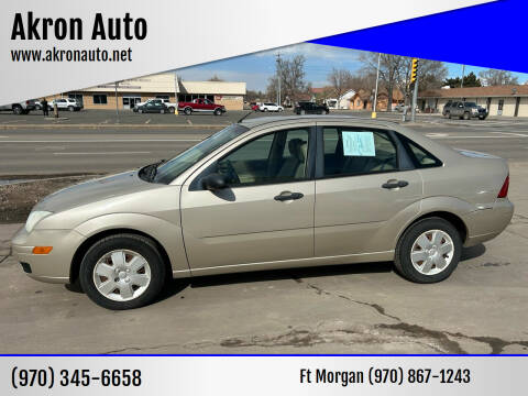 2007 Ford Focus for sale at Akron Auto - Fort Morgan in Fort Morgan CO