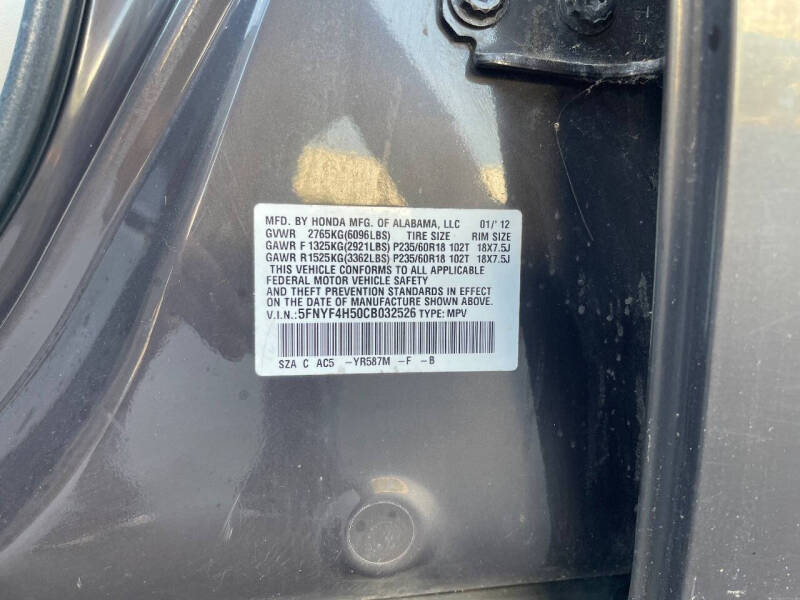 2012 Honda Pilot EX-L