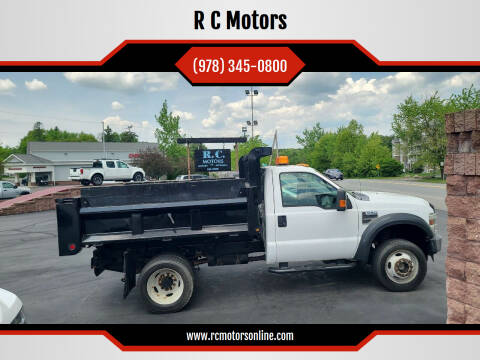 2009 Ford F-550 Super Duty for sale at R C Motors in Lunenburg MA