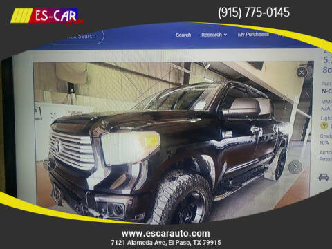 2014 Toyota Tundra for sale at Escar Auto in El Paso TX