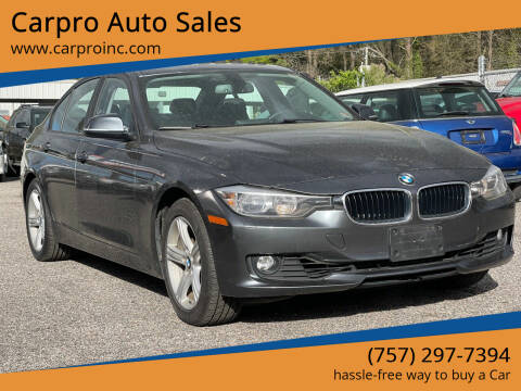 2013 BMW 3 Series for sale at Carpro Auto Sales in Chesapeake VA