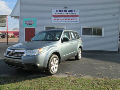 2009 Subaru Forester for sale at Heights Auto Sales in Peoria Heights IL