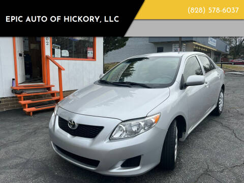 2010 Toyota Corolla for sale at Epic Auto of Hickory, LLC in Hickory NC