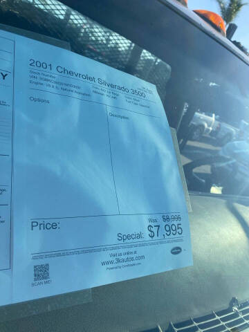 2001 Chevrolet Silverado 3500