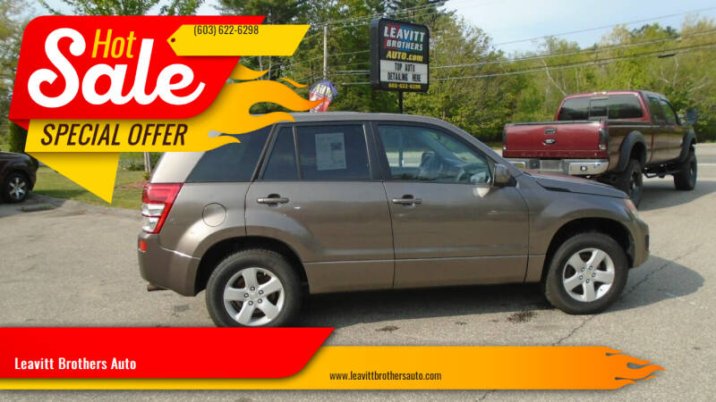 2013 Suzuki Grand Vitara for sale at Leavitt Brothers Auto in Hooksett NH