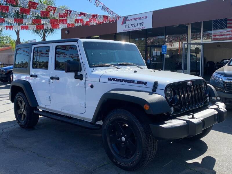 2016 Jeep Wrangler Unlimited for sale at Automaxx Of San Diego in Spring Valley CA
