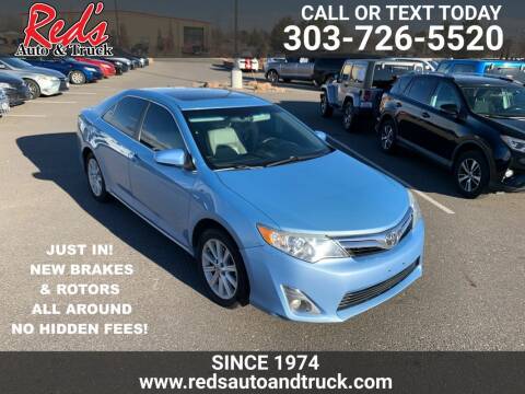 2012 Toyota Camry for sale at Red's Auto and Truck in Longmont CO
