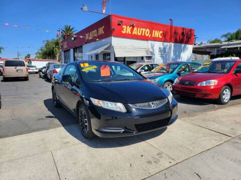 2013 Honda Civic for sale at 3K Auto in Escondido CA