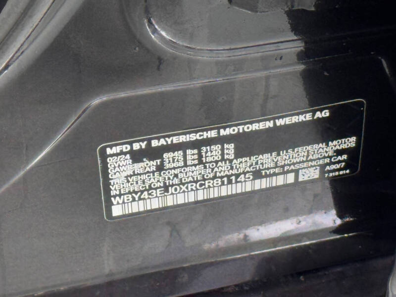 2024 BMW i7 eDrive50