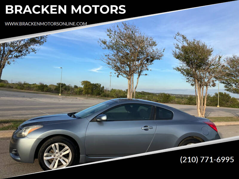 2010 Nissan Altima for sale at BRACKEN MOTORS in San Antonio TX