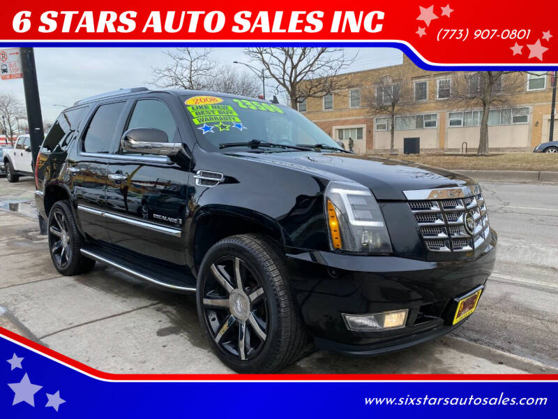 2008 Cadillac Escalade for sale at 6 STARS AUTO SALES INC in Chicago IL