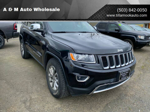 2015 Jeep Grand Cherokee for sale at A & M Auto Wholesale in Tillamook OR