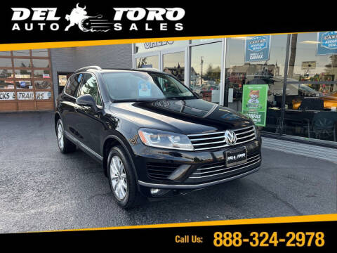 2016 Volkswagen Touareg for sale at DEL TORO AUTO SALES in Auburn WA