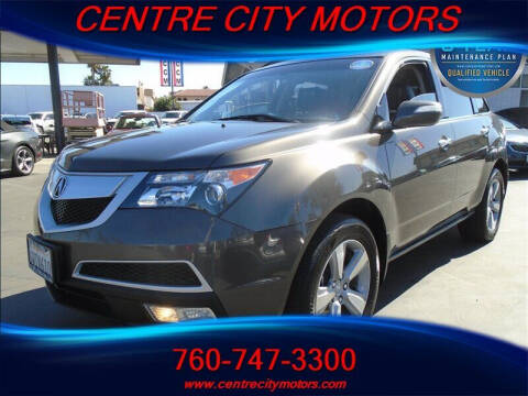 2012 Acura MDX for sale at Centre City Motors in Escondido CA