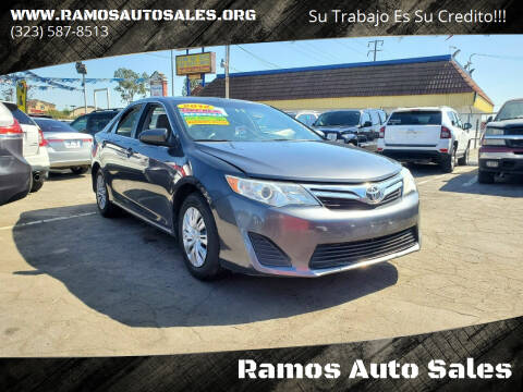 2012 Toyota Camry for sale at Ramos Auto Sales in Los Angeles CA