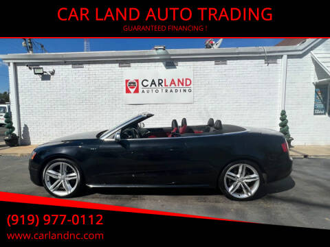 2010 Audi S5 for sale at CAR LAND  AUTO TRADING in Raleigh NC