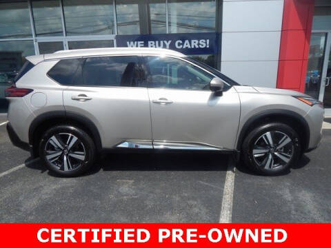 2021 Nissan Rogue for sale at SIMMONS NISSAN INC in Mount Airy NC