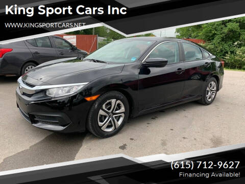 2016 Honda Civic for sale at King Sport Cars Inc in Madison TN