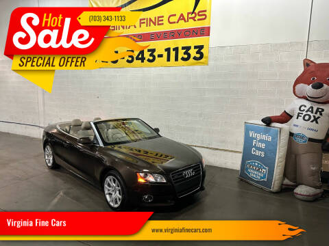 2011 Audi A5 for sale at Virginia Fine Cars in Chantilly VA