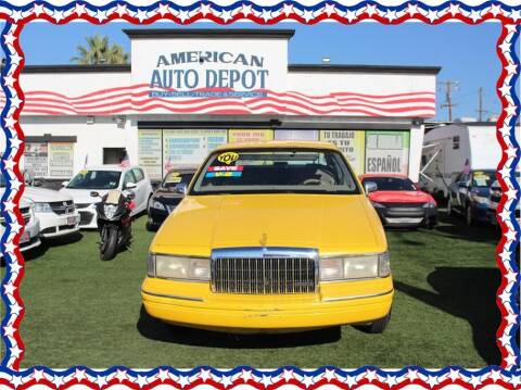 1993 Lincoln Town Car for sale at American Auto Depot in Modesto CA
