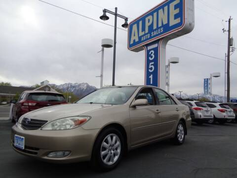 2003 Toyota Camry for sale at Alpine Auto Sales in Salt Lake City UT