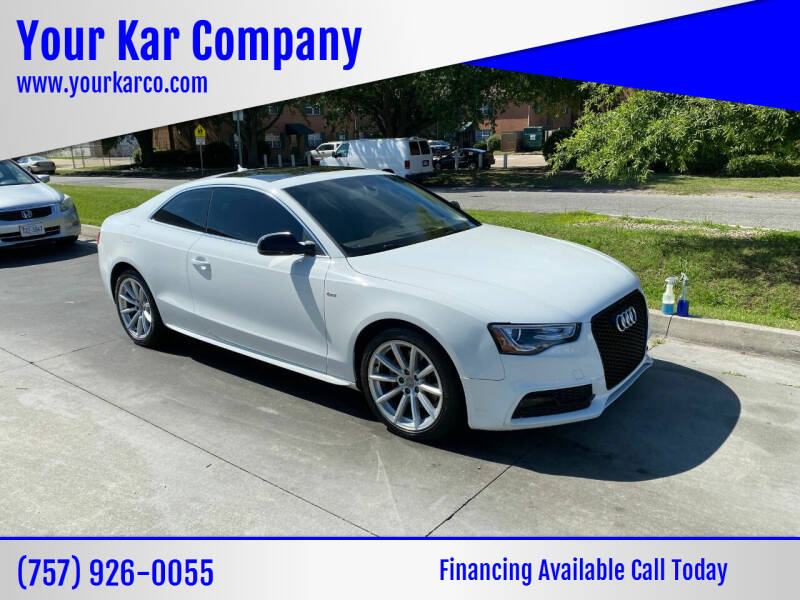 2015 Audi A5 for sale at Your Kar Company in Norfolk VA