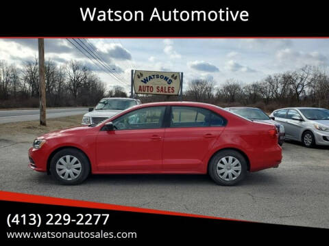 2015 Volkswagen Jetta for sale at Watson Automotive in Sheffield MA