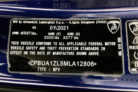 2021 Lamborghini Urus