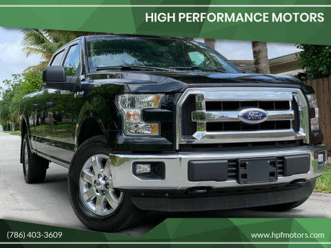 2016 Ford F-150 for sale at HIGH PERFORMANCE MOTORS in Hollywood FL