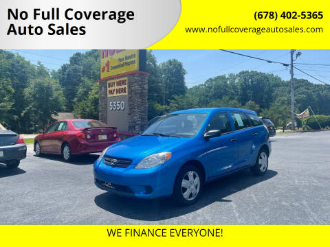 2008 Toyota Matrix for sale at No Full Coverage Auto Sales in Austell GA