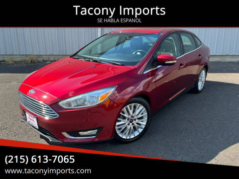 2017 Ford Focus for sale at Tacony Imports in Philadelphia PA