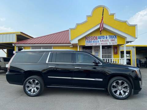 2015 Cadillac Escalade ESV for sale at Mission Auto & Truck Sales, Inc. in Mission TX