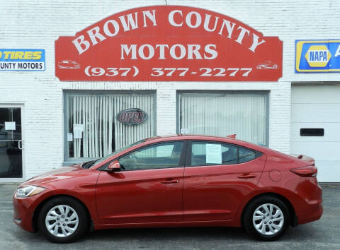 2017 Hyundai Elantra for sale at Brown County Motors in Russellville OH