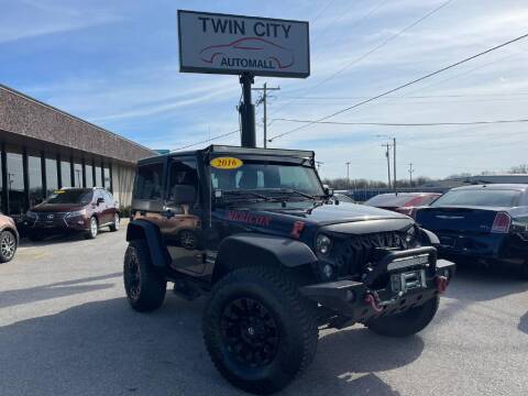 2016 Jeep Wrangler for sale at TWIN CITY AUTO MALL in Bloomington IL